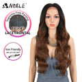 Noble 13x4 Lace Front Wig Synthetic 28 inch Long wavy ombre blonde Wigs For Women Ombre Lace Front Wig Synthetic Lace Front Wig
