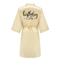 Birthday Party Girl & Entourage Satin Printing Women | SAMAG