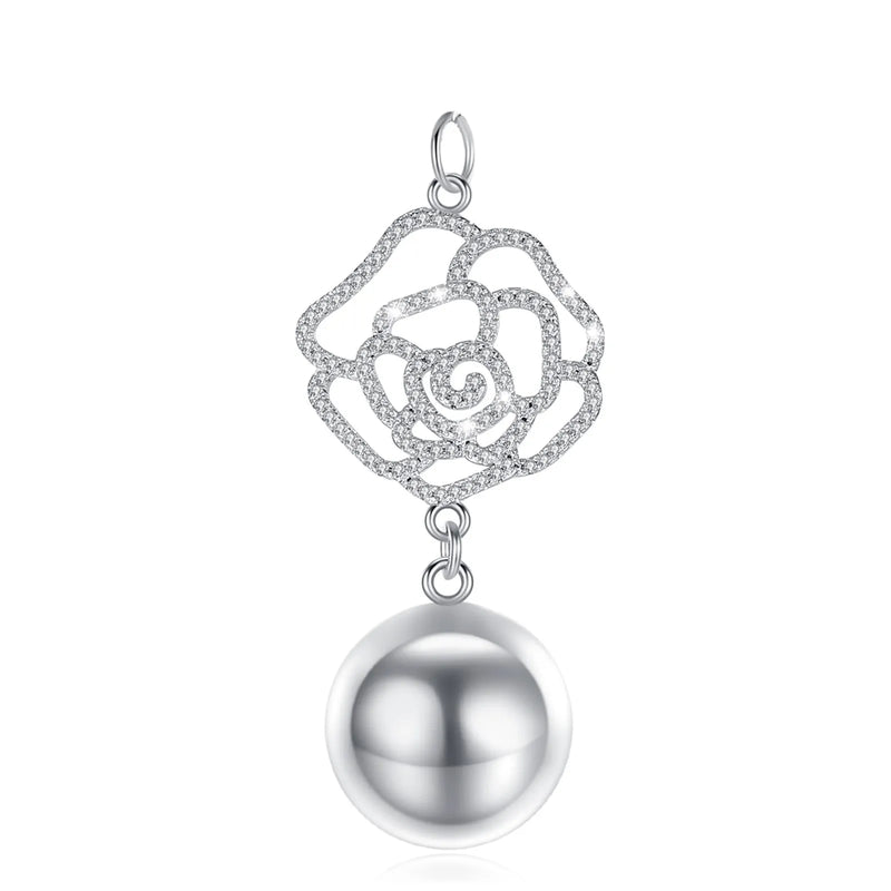 Eudora Harmony Ball Pendant Necklace Pregnancy Chime Ball Mexcian Bola Pendants Wishing Balls Fine Jewelry for Women Best Gift