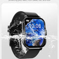 Smart watch with full touch screen, call, message reminder, music control and other functions, compatible with iPhone/android mo