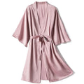 Kimono Bathrobe Gown Female Robe Set Satin Sleepwear | SAMAG