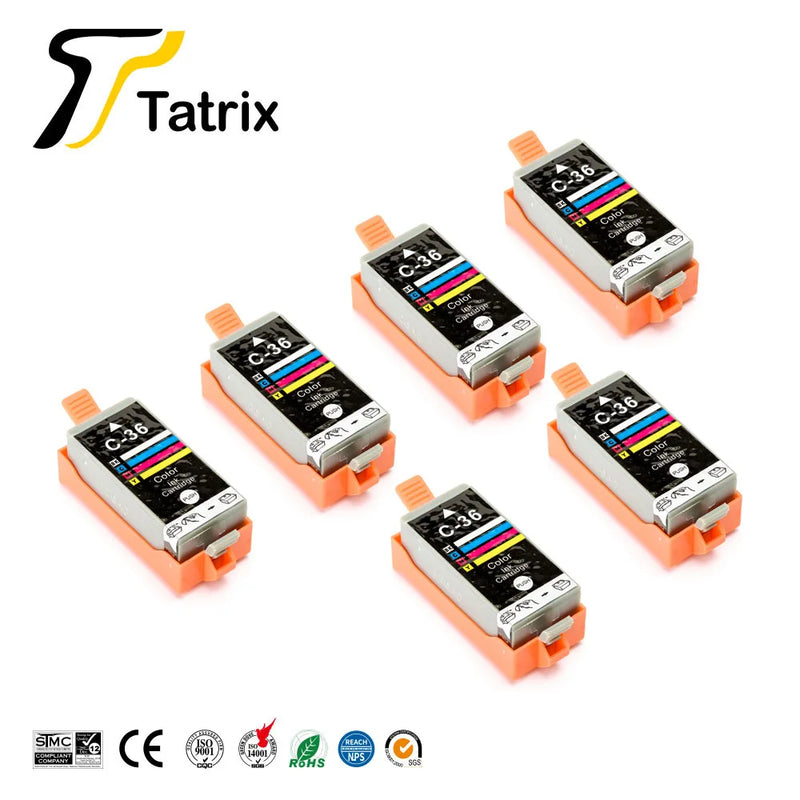 Replace Ink Cartridge For CLI-36 CLI36 PGI35 C-35 C-36 CANON 35 CNAON 36 Ink Cartridge For Canon Pixma IP100 IP100B IP100V TR150
