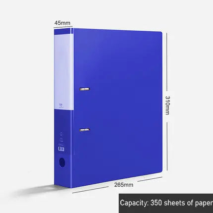 Colorful A4 File Cover 2-Ring Binder A4 File Folder For Document Organizer Office Supplies