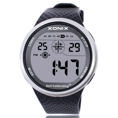 XONIX Mens Sports Watch Self Calibrating Digital Japan Mov't Waterproof 100m Swim Diver Outdoor Wristwatch Big | SAMAG