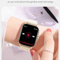 Smart watch with full touch screen, call, message reminder, music control and other functions, compatible with iPhone/android mo