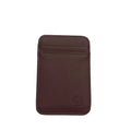Fashion 100% Genuine Leather Thin Bank Credit Card Case Mini Card Wallet Men Bus Card Holder Cash Change Pack Business ID Pocket
