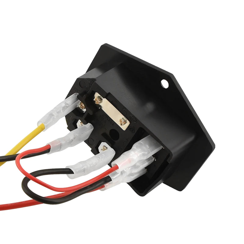 3D Printer Parts Accessories Rocker Switch Power Connector Plug Power Socket Switch Voltage Current 15 A 220 V / 110 V
