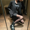 Sexy women seamless pantyhose net tight nylon print stocking fishnet mesh hosiery rose silk stockings thin lace women