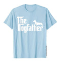 Mens The Dogfather Dachshund T-Shirt Funny Father Dog Lover Gift T-Shirt & Tees Unique Cotton Men's T Shirt Chinese Style