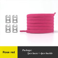 1Pair No Tie Shoelaces Elastic Shoelaces Kids Adult Quick Lazy Laces Flats Rubber Sneakers Running Shoelace 24 Colors