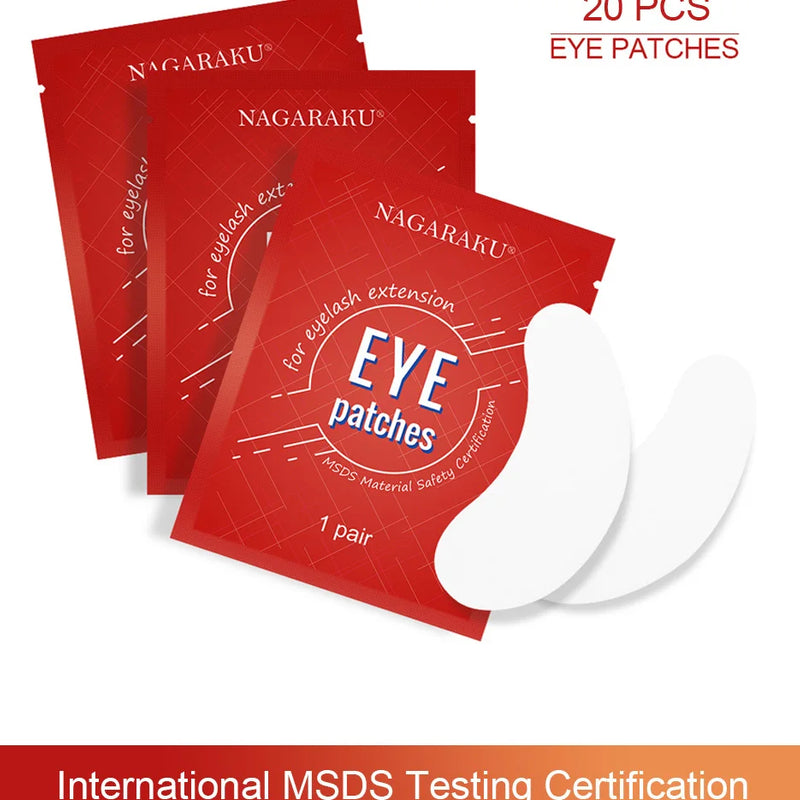 NAGARAKU New Patches Eyelash Under Eye Pads Lash Eyelash Extension  Patches Eye Tips Sticker Wraps Makeup tools