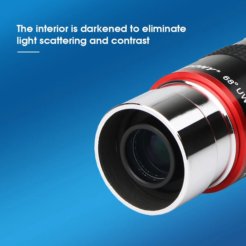 Svbony Telescope Eyepieces 1.25" 68° Eyepiece Planetary Eyepiece UWA 6mm/9mm/15mm/20mm Eyepiece for Astronomical Telescope