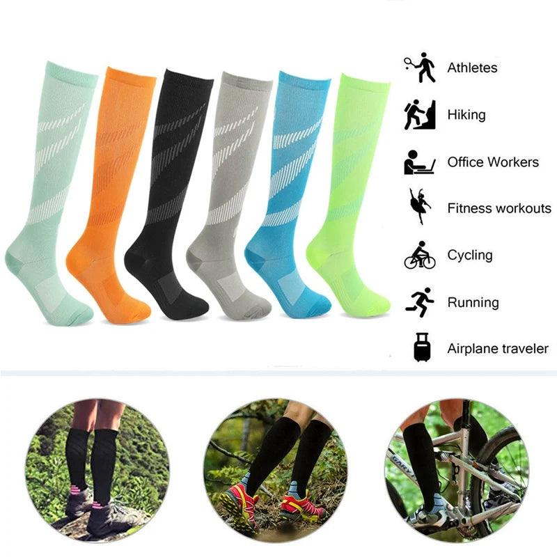 Varicose Veins Socks Compression Stockings Nurse Sports | SAMAG