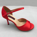 Fashion  latin dance shoes salsa shoes tango shoes  Bridal Shoes for women 6205B-R shipping free low heel high heel available