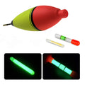 4pcs EVA Luminous Fishing Float Light Stick Long Vertical Foam Plastic Rock Fishing Floats Bobber 10g 20g 30g Buoyancy