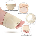 Silicone Gel Insoles for Shoes Metatarsal Forefoot Insert Pad for Women Men Foot Cushion Pads For Hallux Valgus Corrector Socks