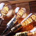 Retro Dimmable LED Edison Bulb E27 3W Gold Spiral Filament ST64 G125 Ampoule LED Lamp Incandescent Chandelier Decorative Lightin