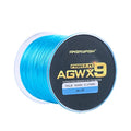Angryfish 9 Strands Weaves Braided 500M/547YD Fishing Line Super Strong PE Line 15LB-70LB Braided Fishing Thread