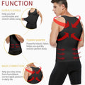 Mens Slimming Body Shaper Chest Compression Shirts Gynecomastia Abdomen Slim Vest  Tummy Control Shapewear Waist Trainer Corset