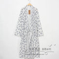 Oversize Japanese Style Kimono Cardigan Set Men's Nightwear Bathrobe Cotton Comfortable Home Suit Robe Sleepwear Daily Casual