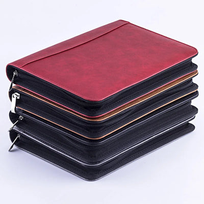 A5 Padfolio File Folder Document Bag with Calculator | SAMAG