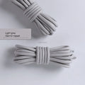1pair Round Shoelaces Polyester Solid Classic For Yezy Sports Boot Bold Shoeslace Sneaker Shoe Laces Shoes Strings