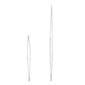 1set Open Big Eye Beading Needles Bead Necklace Bracelet Tools Stainless Steel Self Threading Needle Pins For Jewelry Supplies