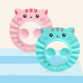 Kids Shower Bathing Cap Bath Safe Protect Shampoo Adjustable Soft Cap Protection Eye For Baby Wash Hair Shield Bathing Hat