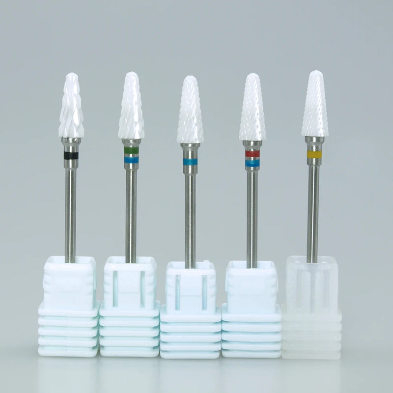 EasyNail 1pcs  Mill Ceramic Nail Drill Bits For Electric Manicure Machines Pedicure Nail Art Salon Polish Tools M0610