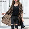 Fashion Leopard Print Cardigans Women's Summer Cover - Up | SAMAG