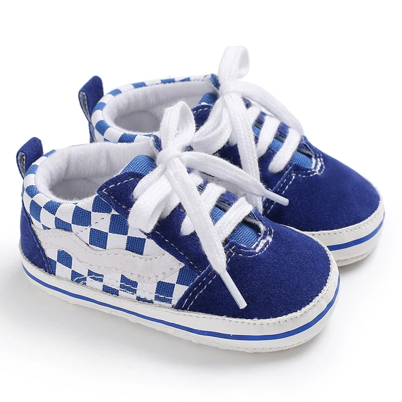 Canvas Sneakers Baby Boy Girl Shoes First Walkers Infant Toddler Anti-Slip Soft Sole Classical Newborn Baby Shoes 0-18 Month