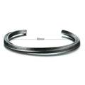 Vnox Vintage Stainless Steel Bangle for Men Women Mobius Twisted Cuff Bracelet Unisex Casual Pulseira - Visuel 7 | SAMAG