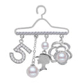 Fashion Brooch Pin Generous Pearl letter Brooch Pin Scarf Pin Top Fashion N5 Brooch For Women