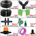 KESLA Garden Automatic Watering Irrigation Kit Elbow Emitter Drip System 4/7MM to 3/5MM Hose for Bonsai Potted Flower Greenhouse
