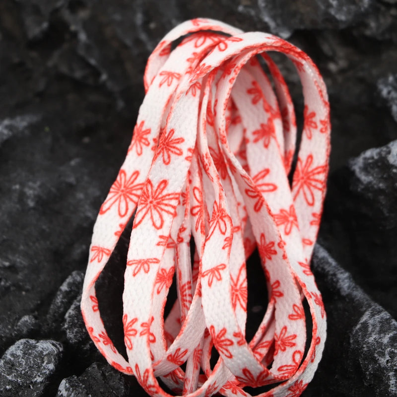 5 Style Cherry Blossom Pink AF1 Shoelace High-Cut Low-Cut Original Female Flower of Lace White Decorative Buckle Female Shoelace
