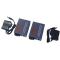 1 Pair HTB-GS-03 A/B Gigabit Fiber Optical Media Converter 1000Mbps Single Mode Single Fiber SC Port 20KM External Power Supply