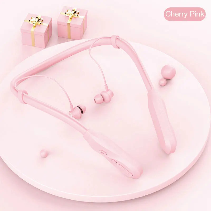 EARDECO 200 Hour Playback Bluetooth Earphone Bass Wireless Headphones Neckband Bluetooth Earphone with Mic Sport Music Stereo