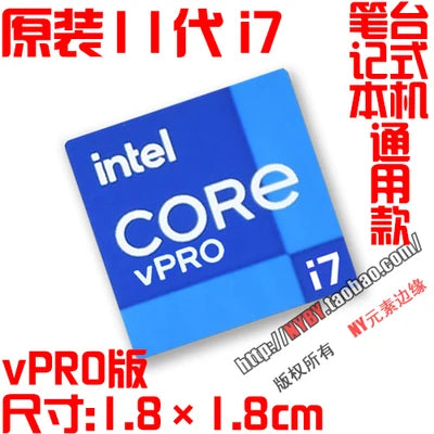 New Original 11-Generation Core i9 i7 i5 i3 Evo Certified Notebook Desktop Computer Cpu Sticker Label