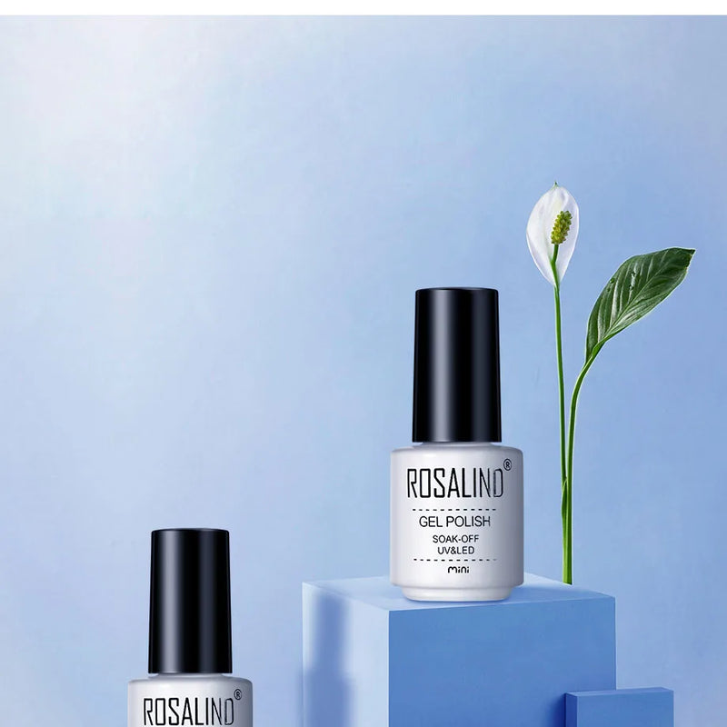 ROSALIND Gel Polish Manicure for Nails Semi Permanent Vernis top coat UV LED Gel Varnish Soak Off Nail Art Gel Nail Polish