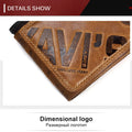 KAVIS Crazy Horse Genuine Leather Wallet Men Coin Purse Male Cuzdan Walet Portomonee PORTFOLIO  Perse Small Pocket money bag