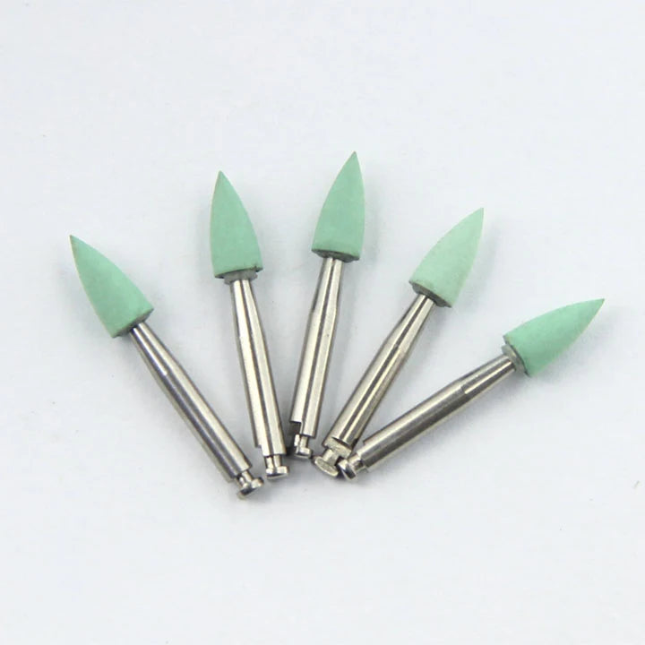 Dental Silicone Grinding Head Amalgam/Metal Polisher For Low-Speed Handpiece Contra angle Composite Teeth Polishing RA Stone
