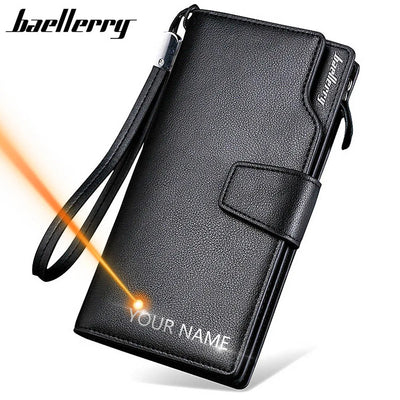New Card Holder Men Wallets Business Long Design Quality | SAMAG
