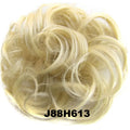 Jeedou Messy Bun Chignon Donut Hair Pad Elastic Hair Rope Rubber Band Synthetic Hairpiece Hair Accessories for Women