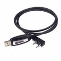 Retevis TK3107 H777 Walkie Talkie Two-pin USB Programming Cable for Baofeng UV-5R UV-82 Retevis RT22 RT15 RT81 Win XP/7/8 System