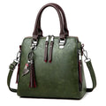 Yogodlns Vintage Leather Women's HandBags Ladies Messenger Bags Totes Tassel Designer Crossbody Shoulder Bag Boston Hand Bags