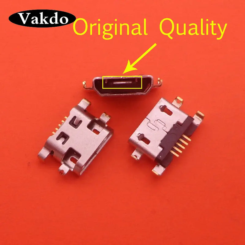 50-100pcs Micro Mini USB Charging Jack Socket Data Port for Lenovo A708t S890 Alcatel 7040N HuaWei G7 G7-TL00 Charger Connector