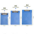 File Folder Paper Ticket Storage Collect Book A4/A5/A6 Clipboard Writing Board Clip A4 Document Holder Menu Bill Folder