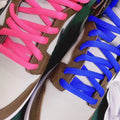 High Quality Half-round Shoelace 9 mm Bolding Oval Shoelaces Men Women Green Trend Personality Sport Casual Shoes Laces Dropship
