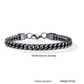 Stylish Stainless Steel Bali Foxtail Chain Bracelet for Men,Double Franco Link Chain Bracelets,Male Jewelry Gift for Dad Son