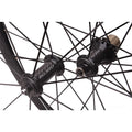 RUJIXU 700C 40mm Carbon fiber tube hub straight flat spoke road bike v brake wheelset rim brake wheel